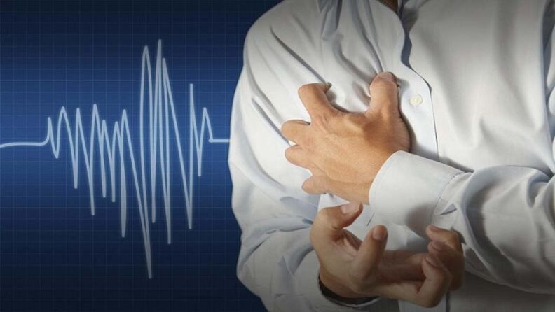 Häerzproblemer als Kontrainzuch op d'Benotzung vum Apparat aus Prostatitis