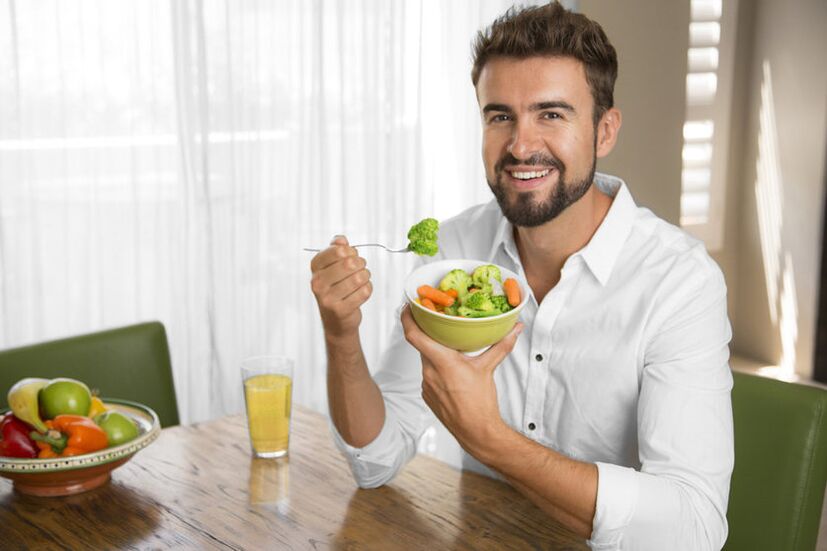 adäquate Ernährung fir Prostatitis bei Männer